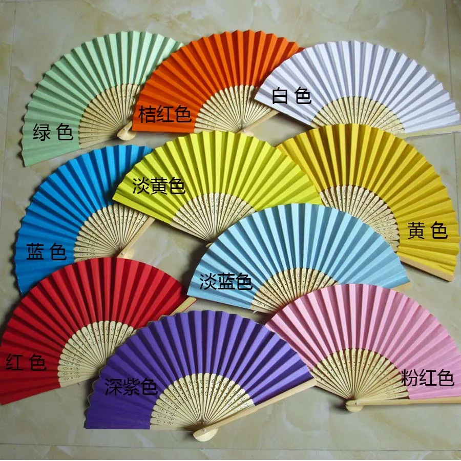 Paper hand store fans