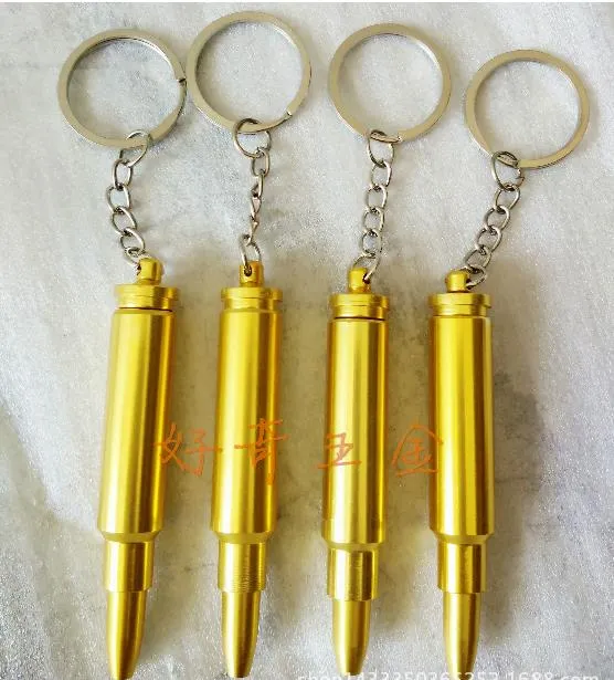 Metalowa rura rurowa Freestyle Portable Moda Kreatywny Papieros Hurtownie Bullet Keychain Wisiorek, Kolor Dostawa losowa