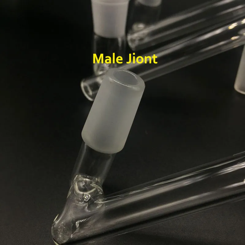 2018 glas drop down adapter 10 stijlen vrouwelijke mannelijke 14mm 18mm tot 14 mm 18mm vrouwelijke glazen vervolgadapters voor oliereefs glazen bongs