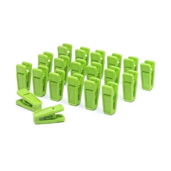 Pinces à linge robustes, 20 pièces, cintres en plastique, supports, pinces à linge, épingles à linge, Clips suspendus, 8131386