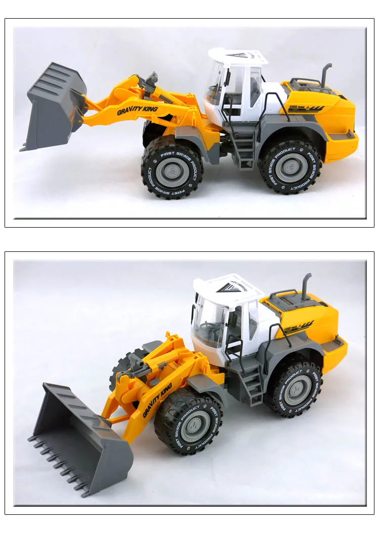 Super Big Truck Model Toy, Tractor Shovel, Forklift Model, Inertial Cars, Precision Super Simulation Vehicles for Gifts, Collect