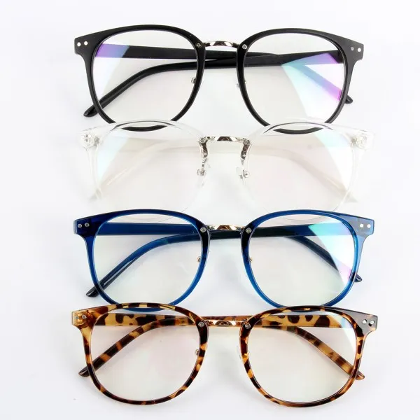 Унисекс прилив оптические очки круглая рамка очки металлические стрелки UV400 объектив очки