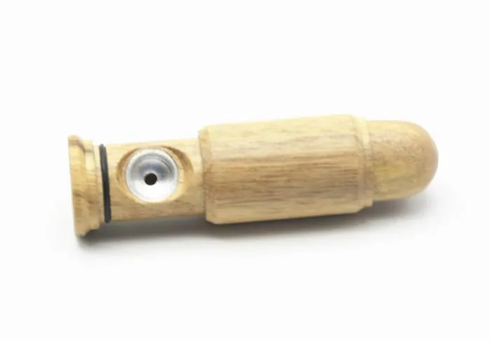 2017 Nouvelle forme de balle portable rétractable Pipe de fumage en bois