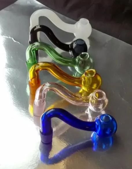 Frete grátis por atacado --- 2016 nova S vaso de vidro manchado, vidro Hookah / acessórios de vidro bong, cores para escolher