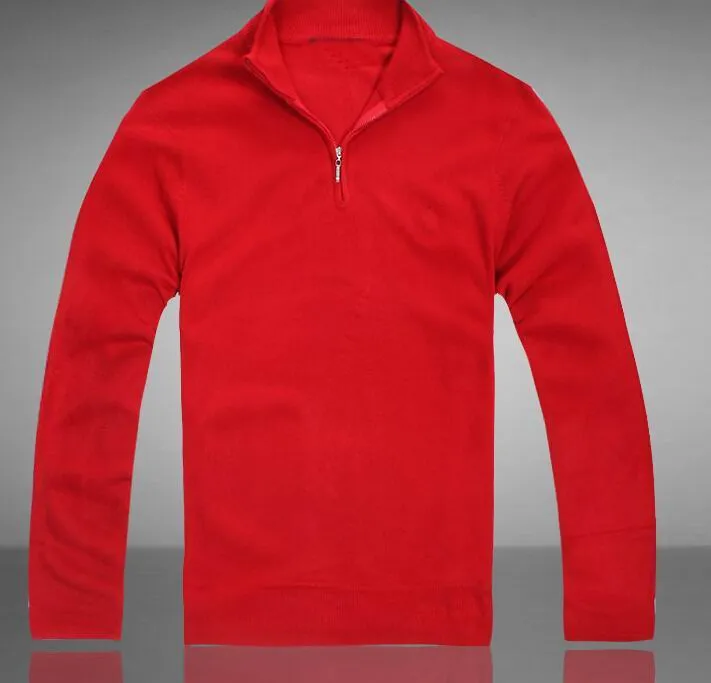 무료 배송 브랜드 고품질의 새로운 지퍼 스웨터 캐시미어 스웨터 점퍼 풀오버 겨울 남성 스웨터 남성 브랜드 스웨터. #0125