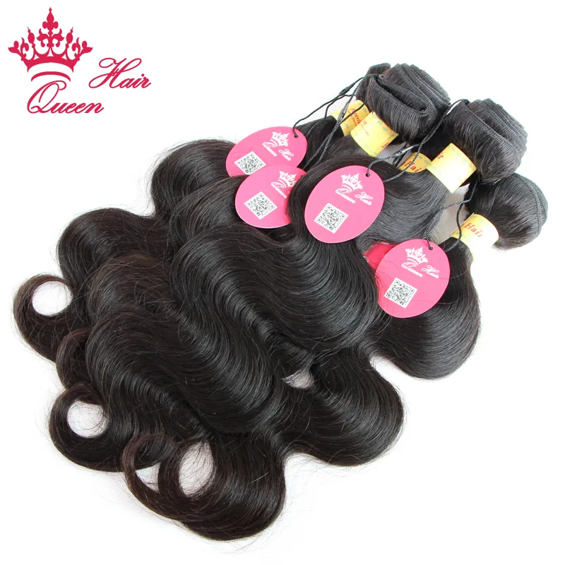 Queen Hair Office Store Peruvian Virgin Body Wave lot 100gpcs 12 28 Плетение волос для волос.