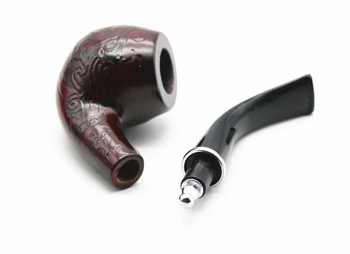 The New Red Sandalwood Wood Pipe Length 145mm