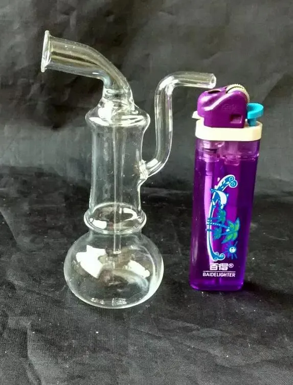 Frete grátis por atacado ----- 2016 novo Mini colorido, transparente de vidro Hookah / vidro bong, cor e estilo de entrega aleatória, vendas à vista