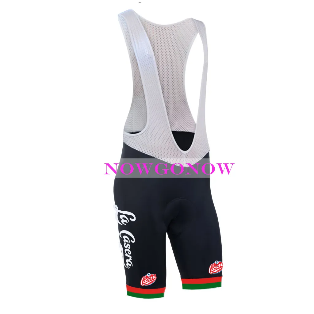 NIEUWE 2017 Fietsen Jersey La Casera Kit Fiets Kleding Draag Bib Shorts Gel Padrijden MTB Road Ropa Ciclismo Cool NowGonow Tour Man Cool Red