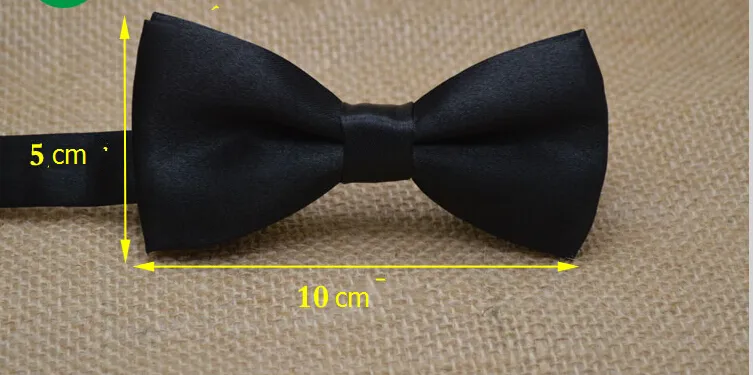 Moda Cukierki Kolor Sukienka Składane Dzieci Bow Tie Business Bow Tie Kelner Dżentelmen Krawaty Solid Colorchildren Bow krawat