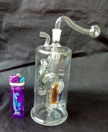 new Colored glass hookah backgammon / glass bong ,, high 16cm, Get a glass pot + straw