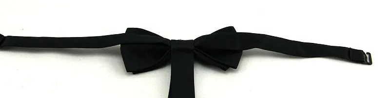 Ribbon Bow Clif Bowknot Neccolons à la mode pour hommes Butterfly Men039 TIES BOLD ADULLAGE BLACH BLANC ACCESSOIR