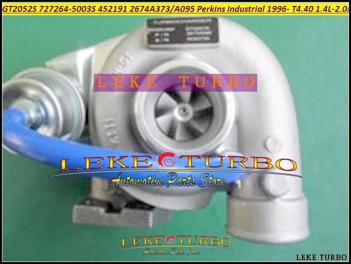 En gros Nouveau GT2052S 727264-5003S 452191-0003 2674A095 2674A373 Turbo Turbocompresseur Pour Perkins Industriel 1996- T4.40 1.4L-2.0L