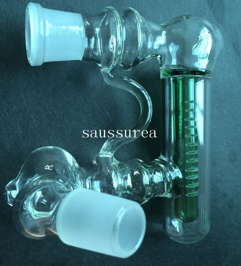 Cool Inline Glass Water Percolator Ash Catcher Smoking Pipe Bong Accessory 14.5MM-14.5MM / 18.8MM-18.8MM Assorted 