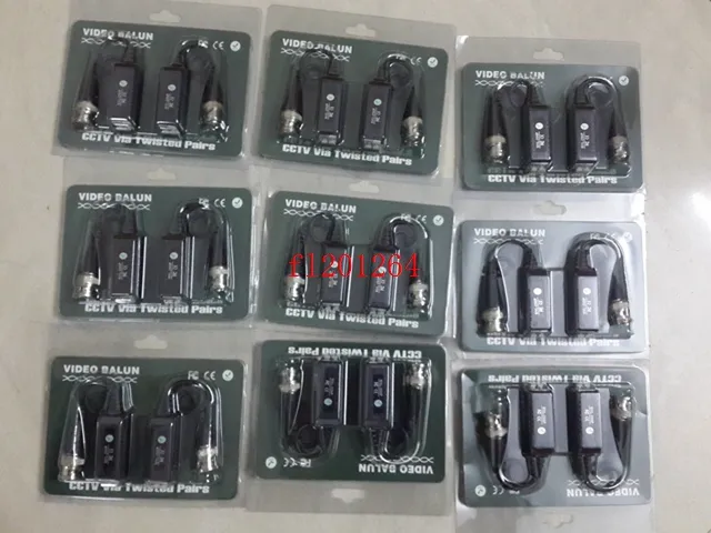 Video twisted pairs Passive Video Balun UTP Transivers/connector Cable For cctv balun video