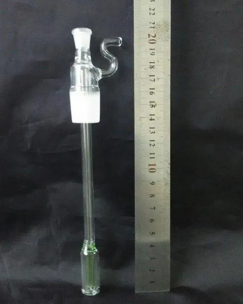 Kostenloser Großhandelsversand -------2015 neue 14-mm-Interface-Glaseinsätze, hausgemachtes Shisha-/Bong-Zubehör, Länge 21 cm, Spotverkäufe