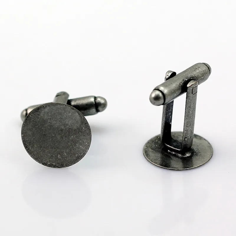 Cufflink Blanks With Round Pad, Brass Cufflink... From Beadsnice, $7.4 ...