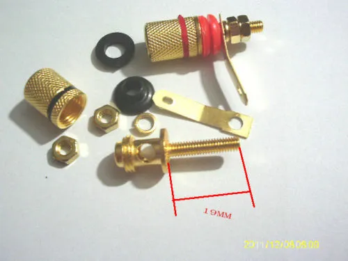 20 st Bindning Post Audio Amplifier Terminal Banana Plug Jack