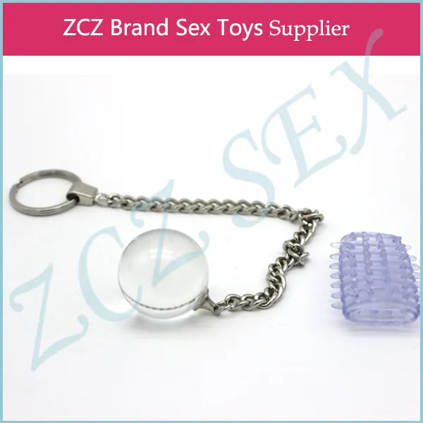 Zcz Glass Toy och Cock Ring Högkvalitativ Dildo Anal Plug Sex för Kvinnor Glas Geisha Ball DX243-8