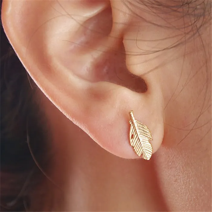 Leaf Ear Stud for Women High Quality Ear Studs 18K Gold Plated Ear Studs for Sale29