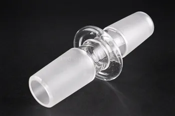 Populair 14/14 mm 18/18 mm Mannelijke Strainght Joint Glass Bongs Adapter Clear Glass Dome Adapter Glass Converter 18.8mm 14.5mm