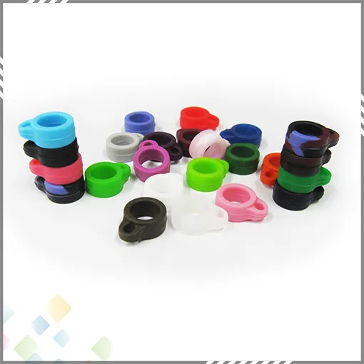 Siliconen kettingring met een diameter van 12 mm. Roken Accessoires Siliconen ring 510 siliconen lanyardring met verschillende kleuren