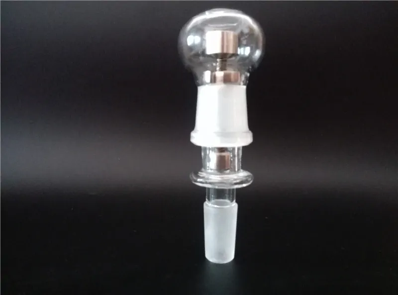 18.8 MM cam kubbe cam adaptörü GR2 titanyum çivi buhar için bir bütün set Cam fiske Su Boru cam bongs