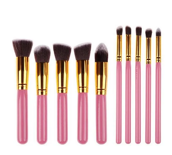 Makeup Brushes Professional Cosmetic Brush Kit Nylon Hair Wood Handle Eyeshadow Foundation Tools