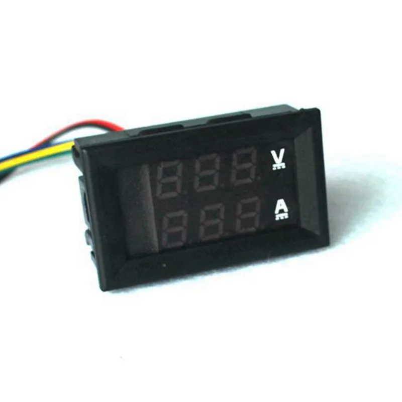 DC 100V/100A Car Digital LED Electrical Ammeter Voltmeter Ampere Voltage Amp Volt Meter Red/Blue Display Tester