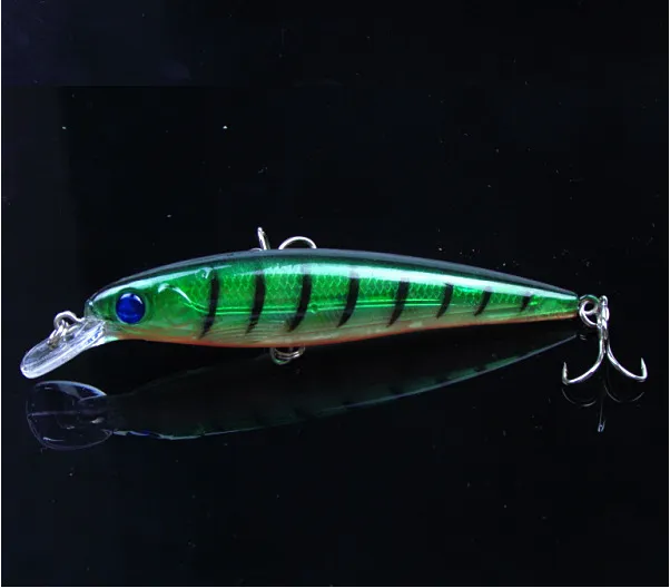 Vibrative Shallow Serk Pêche Leur de pêche 8Couleurs Japonais Minnow Plastic Bait Hard Bait 0.5oz 11cm 4.3 