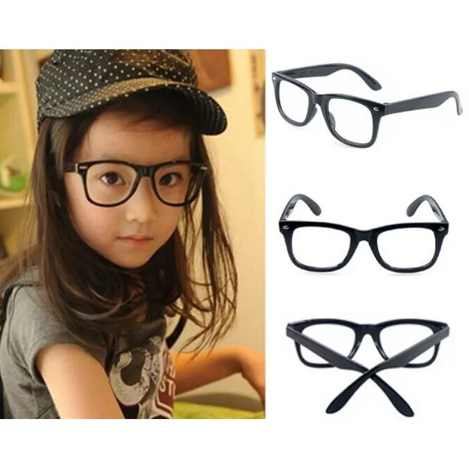الأطفال النظارات الشمسية إطارات بنات نظارات مكبرة دون عدسات سوبر الخفيفة وجميل إطار نظارات شحن مجاني بالجملة 0020GLS