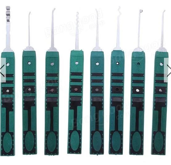 32 stycken Klom Lock Pick Tools Set Lock Opener Locksmith Lock Picking Collection med plastfodral