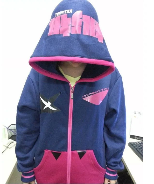 اليابانية الكرتون تأثيري زي KILL لا KILL Senketsu تأثيري Hoodie دثار