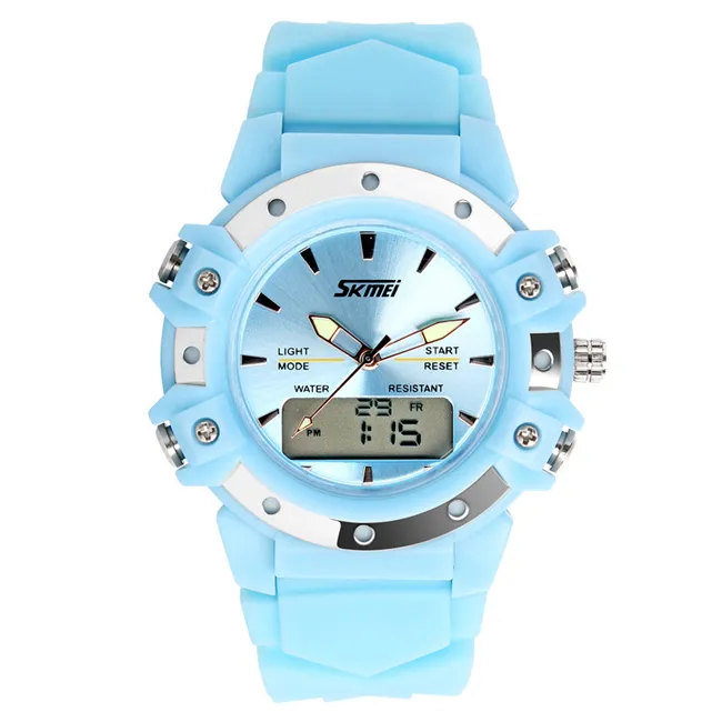 Double affichage montre skmei hommes women sports montres sportives étanche à quartz horloge de mode militaire robe multifonctionnelle wristwatche9365588