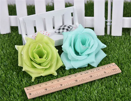 100st Artificial Rose Flower Heads 14 färger Silk Peony Head Plastics Camellia For Wedding Party Home Decorative Flowers8275316