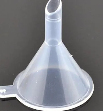 Embudo pequeño de plástico PP, herramienta cosmética respetuosa con el  medio ambiente, mini embudo de plástico