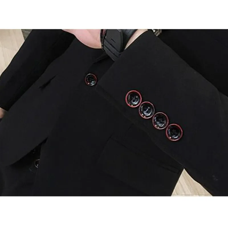 Black Suit Latest Coat Pant Designs Suit Men New Arrival Slim Fit Wedding Dress One Button Plus Size Men Suit 5XL-M Hot