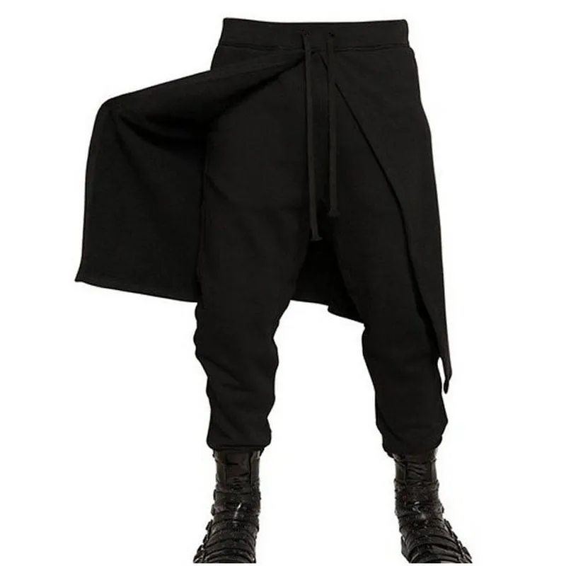 Groothandel - Men Pants - Nieuwe aankomst Zwart Tide Heren Casual broek Fast Men Costuums Harem Pants Nachtclub Hairstylist #1869796