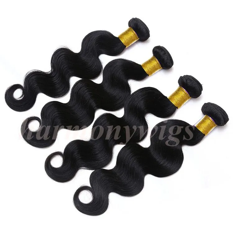 Vison Vierge Extensions de Cheveux Humains Bundles de Cheveux Brésiliens Trames Vague de Corps 8-34 Pouces Non Transformés Indien Péruvien Mongol Bohemian Hair Weaves