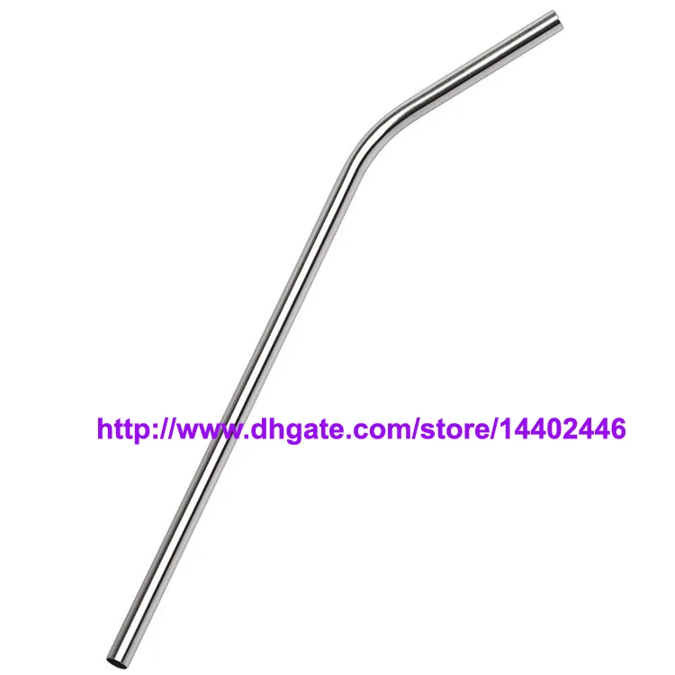 Free ship Stainless Steel Straw Drinking Straws 8.5" 10g Reusable ECO Metal Bar Drinks Party Stag