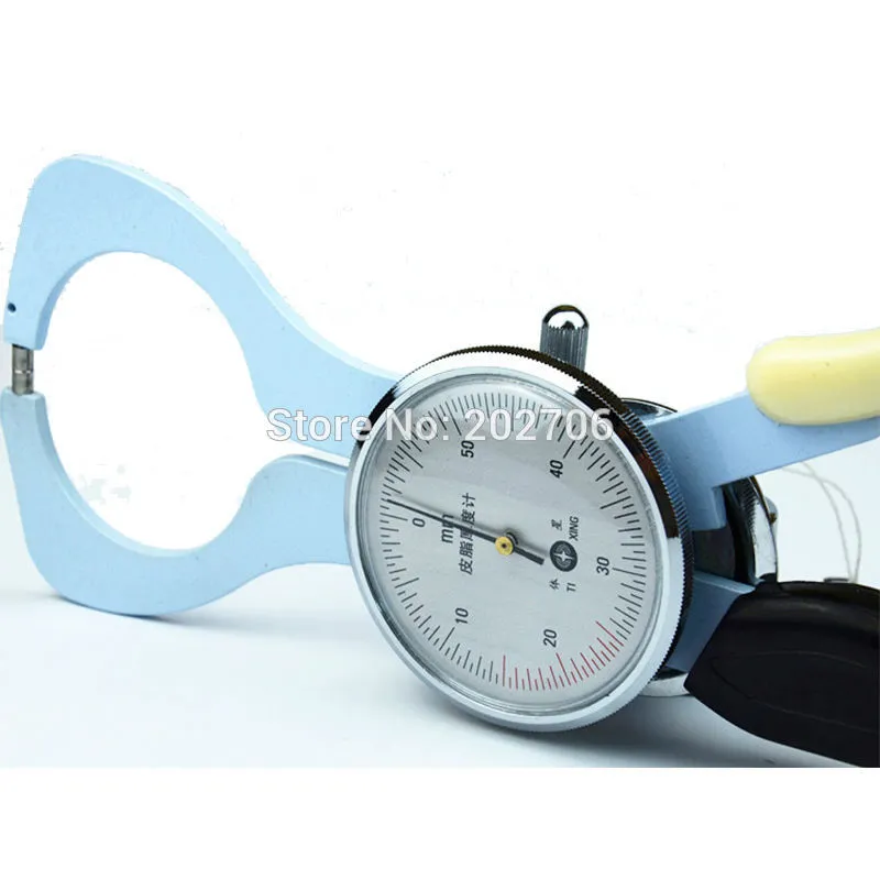 Freeshipping High quality accuracy skinfold caliper body fat caliper Harpenden type metal caliper