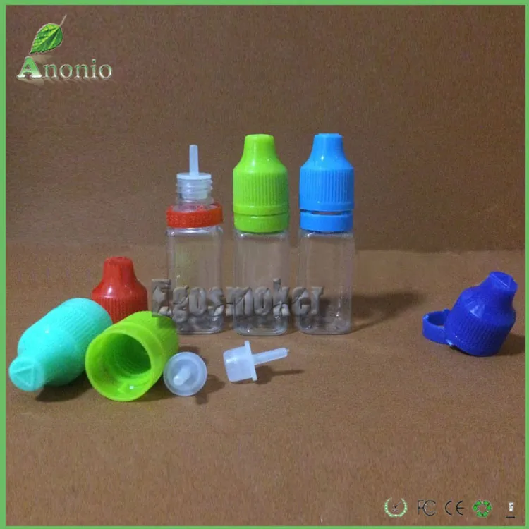 5ml 10ml 15ml 20ml 30ml 50ml Child Proof Plastic Dropper Bottle Tamper Evident Cap Bottle Clear E liquid Bottle For e-cigarette Em265Q