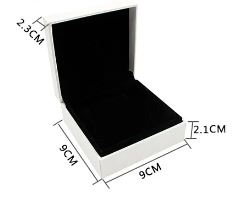 8 pc / lot sammet svart armband lådor passar för pandora smycken europeisk stil smycken gåva display fodral 9 * 9 * 4 cm grossist diy smycken lådor