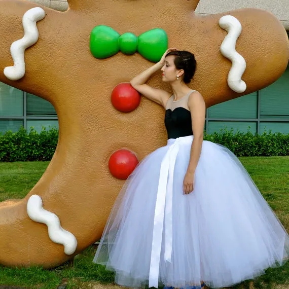 2019 nova saia tutu para meninas ou mulheres comprimento completo costurado shairt skirt casamentos e desgaste formal de ocasião especial