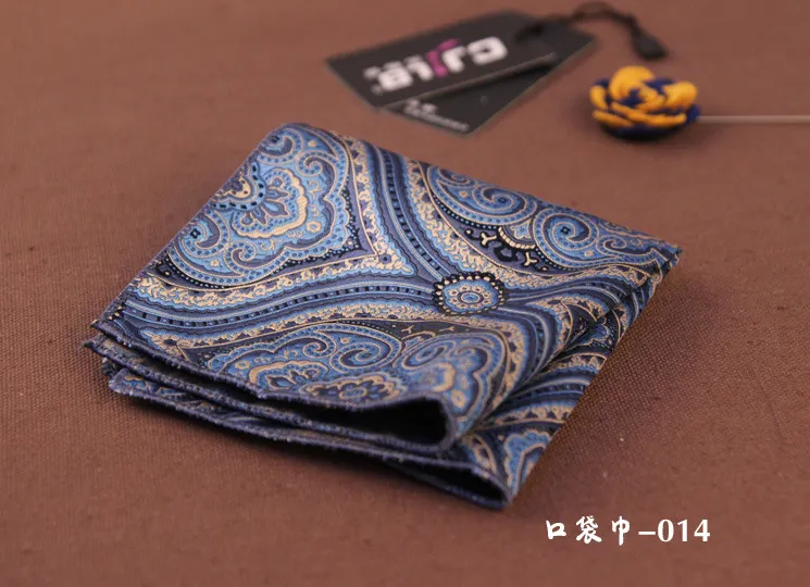 Hankerchief Pocket square 24 색 자카드 직물 남성용 냅킨 스카프 넥타이 용 칵테일 파티 웨딩 파티 크리스마스 Free Fedex TNT