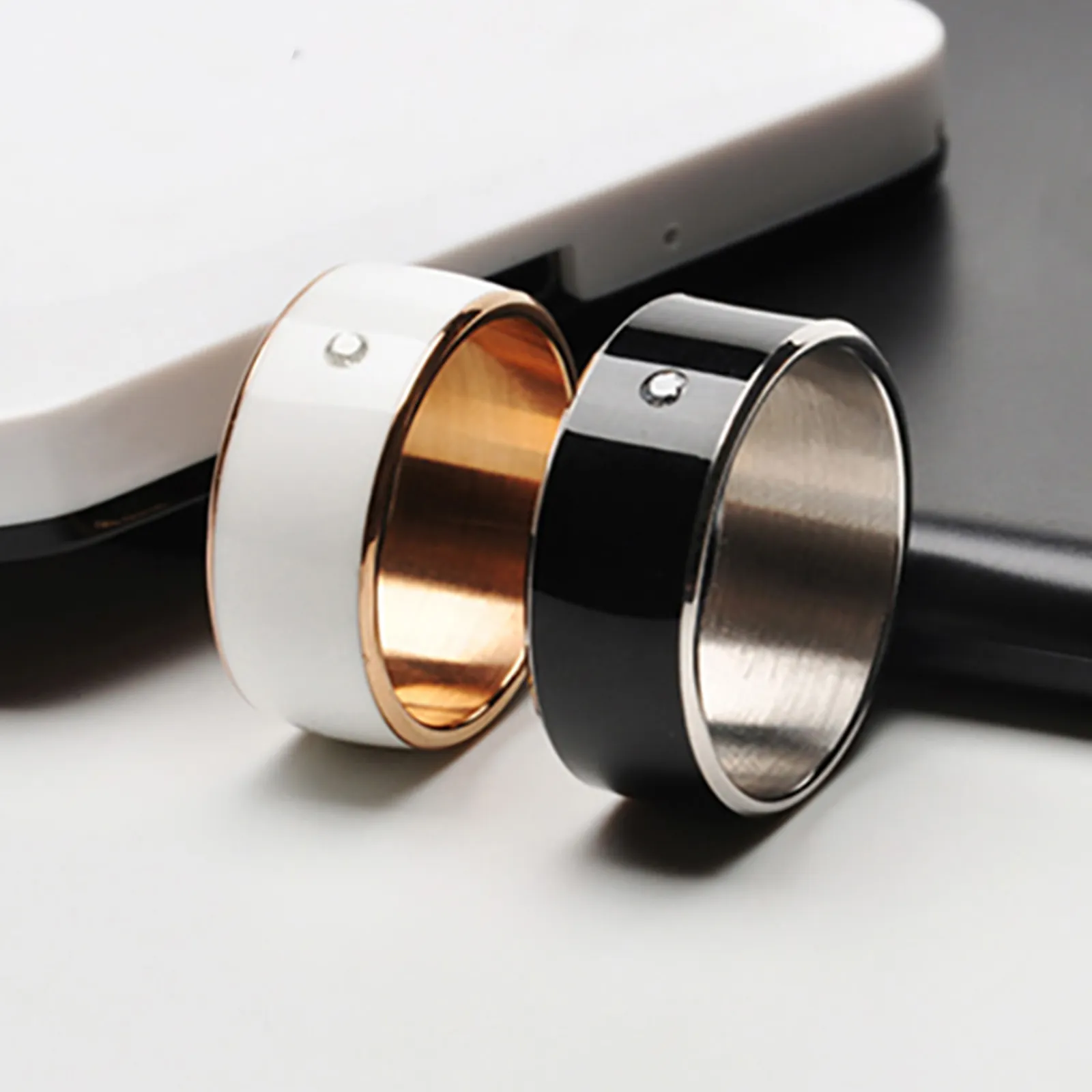 Titanium Smart Ring For Android And PC Waterproof Wearable Wristband With  NFC Technology Comparable To Oband T2 Fit Bit Mi Band From Jakcomdh, $7.94