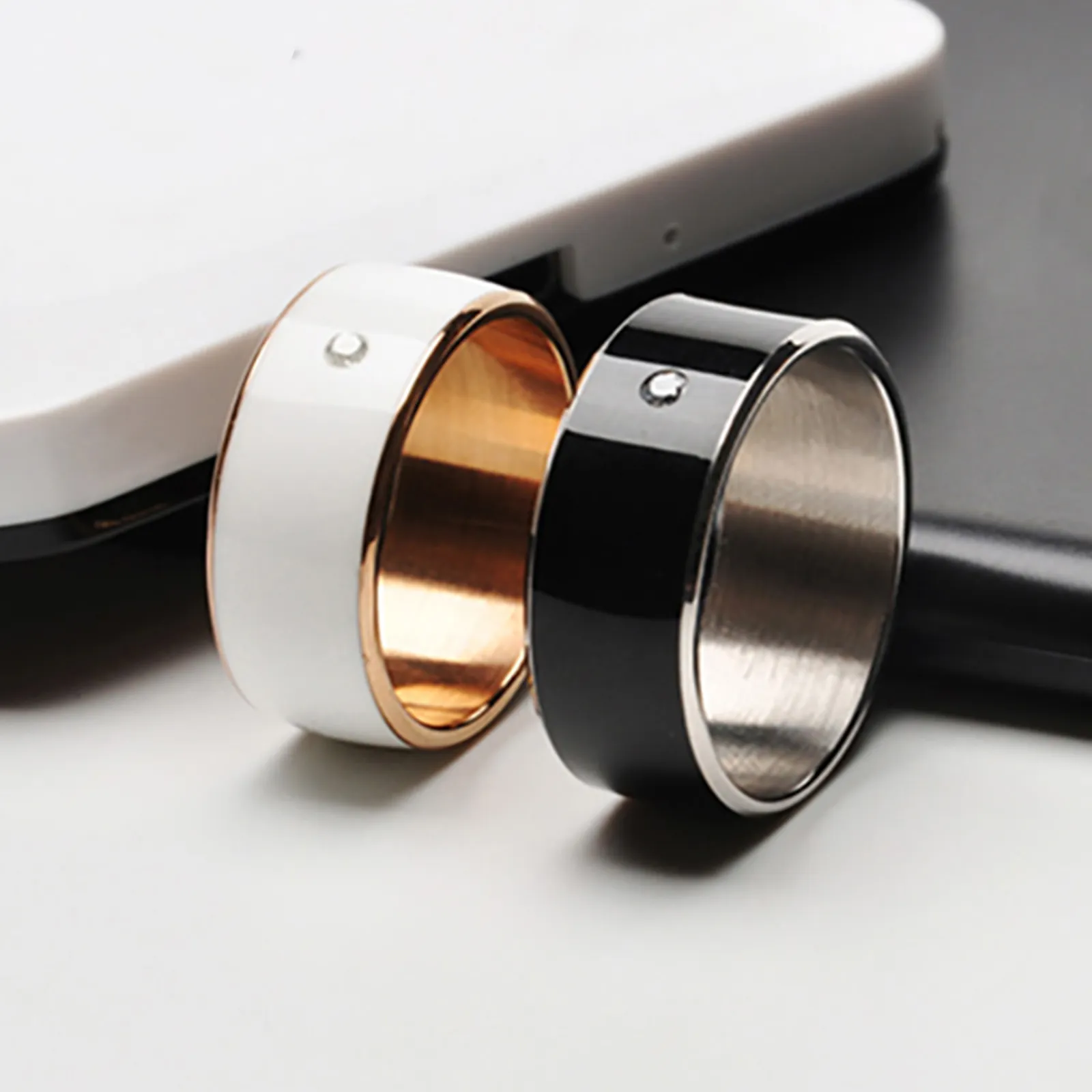 NFC Smart Magic Ring Wearable For Hawei Xiaomi Samsung Android Stainless  Steel