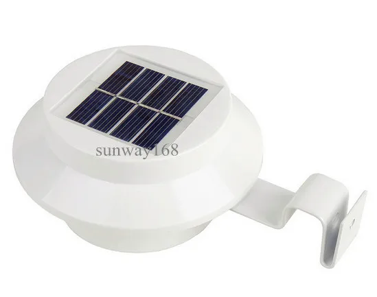 Solar Lights for garden solar led wall lighting outdoor Automatic light Solar roof lamp IP55 3 leds DHL 