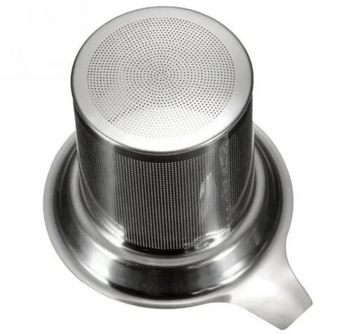 Roestvrijstalen mesh thee infuser herbruikbare zeef losse theeblad kruiden filter1352740