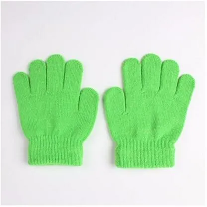 Mode enfants enfants gant magique mitaine fille garçon enfant extensible tricoté hiver gants chauds choisir Color6315355